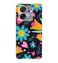PrintiFy Xiaomi Mi 13T ile Uyumlu Retro Color 1  Kamera Korumalı Şeffaf  Kılıf