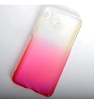 Galaxy A20 / A30 Kılıf Parlak Renk Geçişli Kılıf (Pembe)