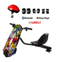 Citymate Drift Car Elektrikli Kaykay Bluetooth Dirift Kar Hoverboard Scooter Koruma Ekipmanı Hediye D01 (Model 1)