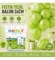 İÇ MEKAN - FISTIK YEŞİL BALON 10 INC - 26CM - 100PCS (5668)