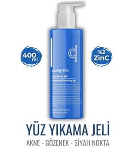 Yüz Temizleme Jeli 400 ML Yağlı Karma Ciltler İçin  Siyah Nokta Makyaj Temizleme Yüz Yıkama Jeli