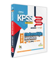 KPSS Önlisans/Ortaöğretim Matematik Kara Kutu Tek Kitap En Kapsamlı Çıkmış Soru Bankası Çözümlü