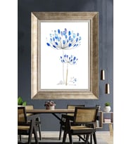 GÜMÜŞ ÇERÇEVELİ PASPARTULU TABLO C628
