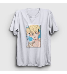 Presmono Unisex Beyaz Chifuyu Anime Tokyo Revengers T-Shirt 241007tt