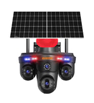 AV-S439 3 Lens 3PTZ Güneş Enerjili Solar 4G Sim Kartlı Kamera