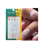 5d-k127 Kabartmalı Desenli Tırnak Yapışkanı