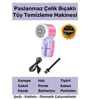 Özel Üretim Şarjlı Kablolu Tiftik Kazak Tüy Toz Takım Elbise Halı Otomatik Tüy Temizleme Makinesi