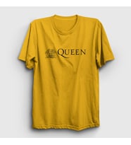 Presmono Unisex Sarı Queen T-Shirt 102110tt (Sarı)