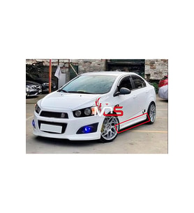 CHEVROLET AVEO SEDAN MARŞPİYEL SAĞ SOL TAKIM FİBERGLASS BOYASIZ Uyumlu