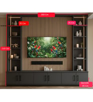 MukoToys Dark Matter TV Ünitesi LED Aydınlatmalı • 1. Sınıf MDF Gövde • Modern Tasarım