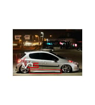 PEUGEOT 207 GTX MARŞPİYEL SAĞ SOL TAKIM FİBERGLASS BOYASIZ