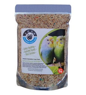 Amon Granürlü Özel Karışım Muhabbet Kuşu Yemi 1 kg