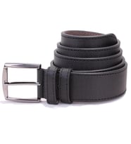 Dagoster DMK26-354 Siyah 4 cm Suni Deri Erkek Kemer