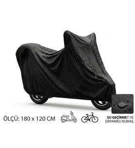Dodes Motosiklet ve Scooter Koruma Brandası – Su ve Toz Geçirmez 180x120 cm