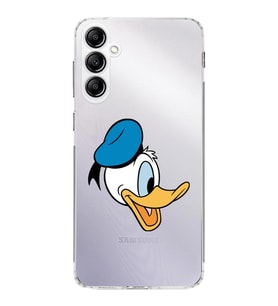 Samsung Galaxy A24  Kamera korumalı Kapak Donald Duck Tasarımlı  Şeffaf Kılıf