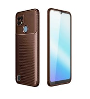 Lexroo Realme C21 Kılıf Negro Silikon Kılıf - Kahverengi