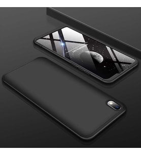Xiaomi Redmi 7A Kılıf Zore Ays Full Koruma Kılıf (Siyah)