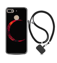 General Mobile GM8 Go GM9 GM20 Pro Plus Kılıf Boyun Askılı Silikon Red Moons 1747
