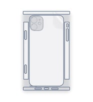 SChitec Apple iPhone 11 Uyumlu Fullbody Arka Kaplama Hidrojel Koruyucu Film