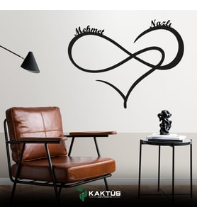 Kişiye Özel Sevgililer Günü İsimli Kalp Tablo