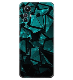 Xiaomi Redmi Note 12S Kılıf Resimli Desenli Baskılı Silikon Green Prizmas 1348