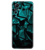 Xiaomi Redmi Note 12S Kılıf Resimli Desenli Baskılı Silikon Green Prizmas 1348