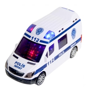 112 Polis İmdat 3D Işıklı Sesli Polis Aracı