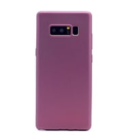Jopus Galaxy Note 8 ile Uyumlu Soft Silikon Kılıf Mürdüm