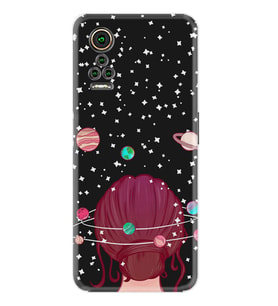 General Mobile GM 21 Pro GM 22 Pro Plus Kılıf Desemli Silikon Space Woman 1311