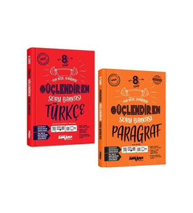 Ankara Yayıncılık Ankara 2025 8. Sınıf Türkçe Paragraf Güçlendiren Soru Seti 2 Kitap (Çok Renkli)