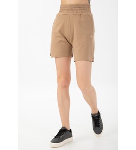 Maraton Sportswear Regular Kadın    Basic Açık Vizon Şort 20850
