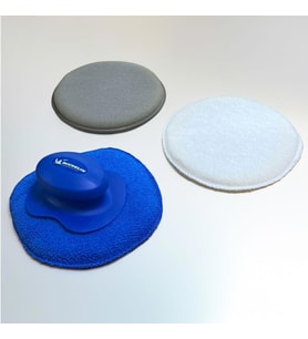 Michelin MC3510 3 Parça 130mm Velkro Cırtlı Mikrofiber Oto Yıkama, Parlatma ve Cila Süngeri