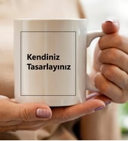 Kendin Tasarla Beyaz Kupa