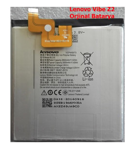 Lenovo Vibe Z2 Batarya Pil Orjinal BL-230