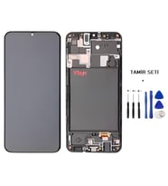 Tkgz - Samsung Galaxy M10S - SM-M107 Uyumlu Lcd Ekran Dokunmatik Servis ÇITALI + TAMİR SETİ