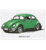 Volkswagen Old Beetle Puzzle 240 Parça Yapboz