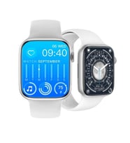 Watch 10 X Akıllı Saat Kordon Kilitli NFC Siri Always on Display (Gümüş)