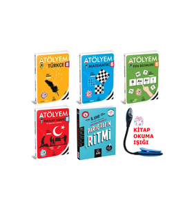 Arı Yayıncılık 8 Sınıf Tüm Dersler Beceri Temelli Sorularla Atölyem Serisi Super Set + Hediye Lamba (Çok Renkli)