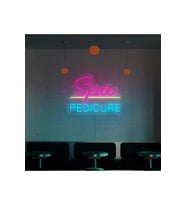 Spa PEDICURE Yazılı Neon Tabela