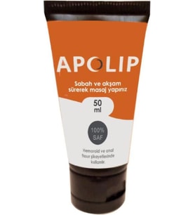 Apolip Masaj Bakım Kremi 50 ml
