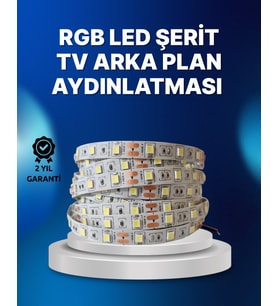 RF Kumandalı Renk Değiştiren TV LED Şerit 2MT
