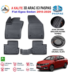 Fiat Egea Sedan 3D Paspas Havuzlu Pro 2015-2020 Arası