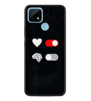 Realme C11 C21 C21Y C25Y C11 2021 Kılıf Desemli Silikon Love Brain 1722