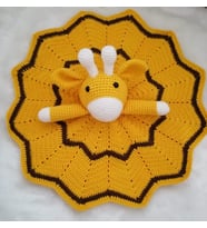 Sevimli Zürafa Uyku Arkadaşı Amigurumi Organik Oyuncak
