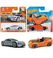 Hot Wheels & Matchbox 2'li Tesla Roadster Seti (1/64)