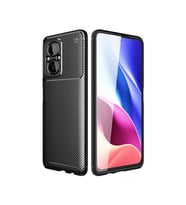 Xiaomi Poco M5 Kılıf Auto Focus Karbon Kapak - Siyah