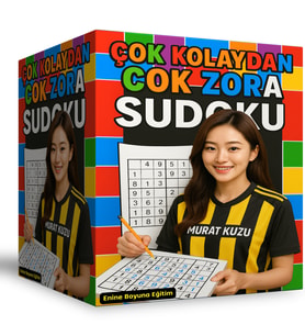 Çok Kolaydan Çok Zora Sudoku Kitap Seti (5 Spiralli Kitap 800 Sudoku)