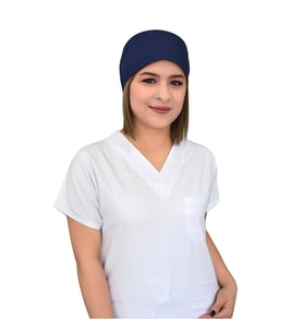 Lacivert Renk Doktor Hemşire Hastane Bone