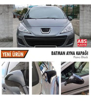 Peugeot 207 Yarasa Ayna Kapağı Batman Parlak Siyah Piano Black