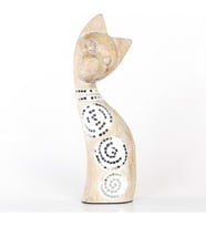 Euro Flora Ahşap Kedi Biblosu 14,5x8,5x45,5 Cm